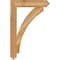 Ekena Millwork Thorton Arts & Crafts Rough Sawn Bracket, Western Red Cedar, 4"W x 24"D x 36"H BKT04X24X36THR03RWR - alternate 4